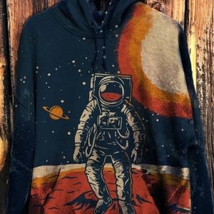 Printed Hoodie Sweatshirt